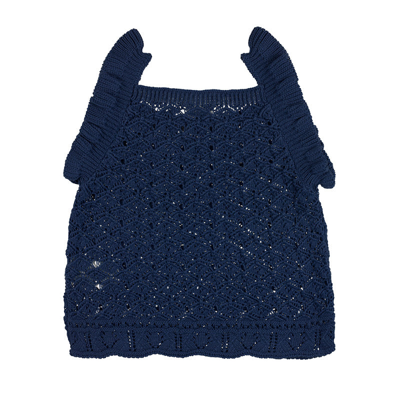 nanan-gilet-blu-in-maglia-con-spalline-frappa image 4