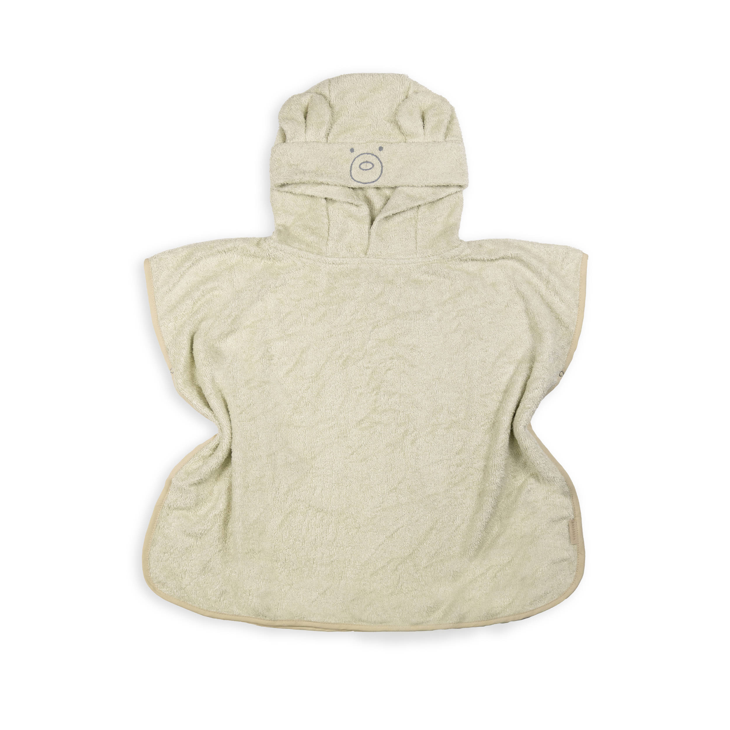 bamboom-poncho-spugna-oyster-grey-112-con-orsetto image 1