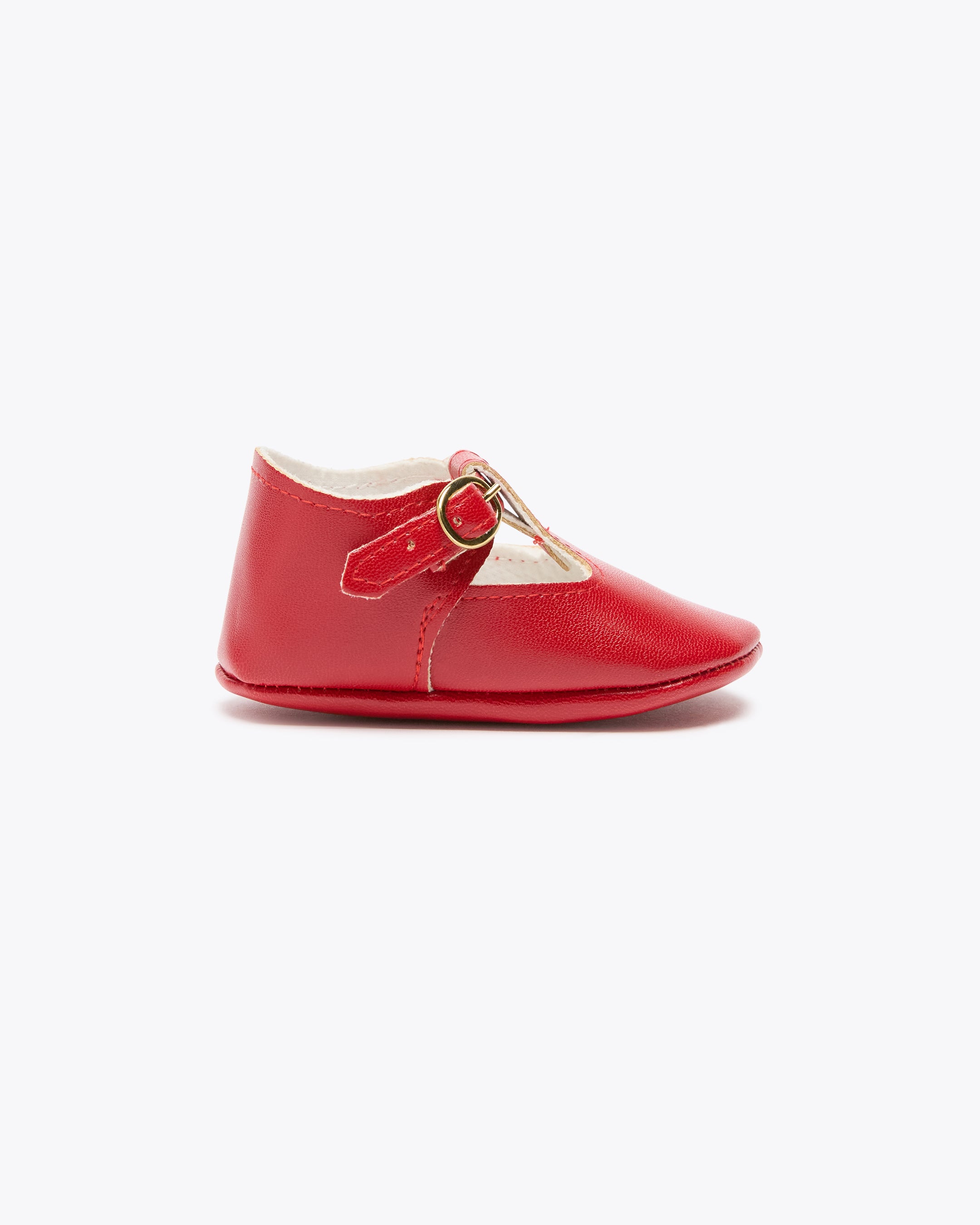 nanan-scarpine-neonato-rosse-in-ecopelle image 1