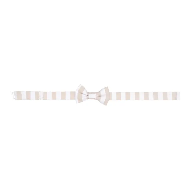 nanan-cerimonia-boy-papillon-a-righe-beige image 1