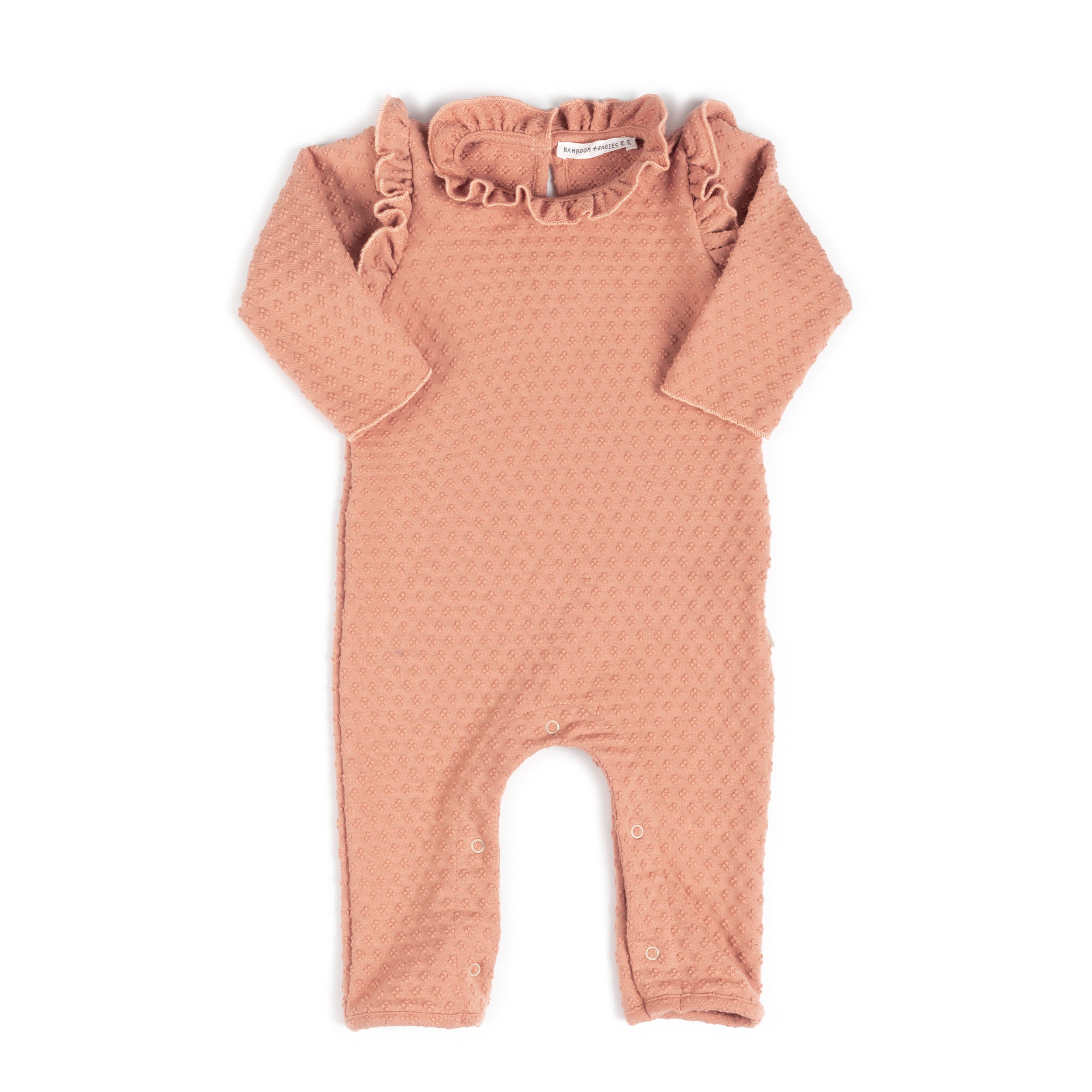 bamboom-tuta-dots-coral-276-tutina-bimba-jersey-bamb-e-cotone image 1