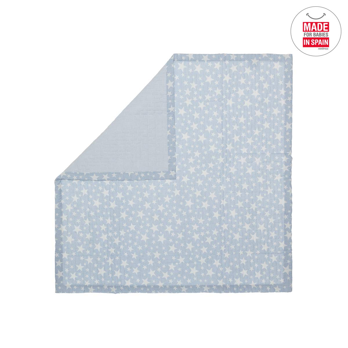 cambrass-bouti-copriletto-star-azzurro-80x80-cm image 2