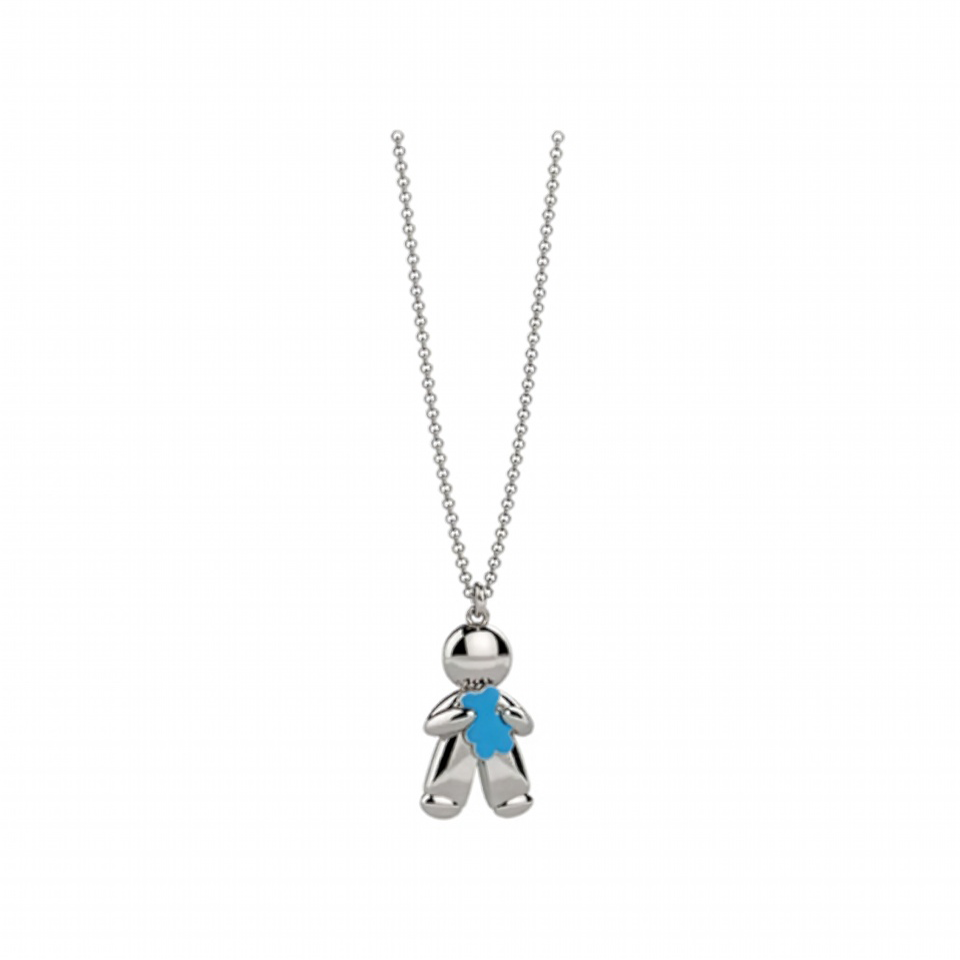 nanan-tato-s-baby-ciondolo-in-argento-con-orsetto-azzurro image 1