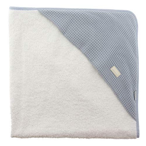 cambrass-accappatoio-mantellina-neonato-100x100-cm-azzurro-cielo image 7