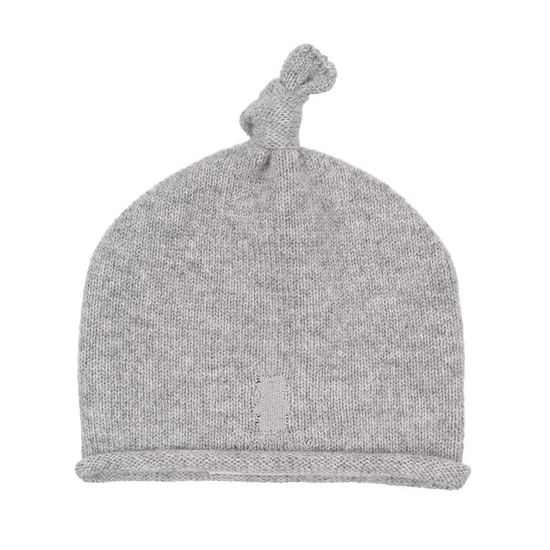 nanan-berretta-in-cashmere-con-orsetto-cappello-neonato-2 image 1