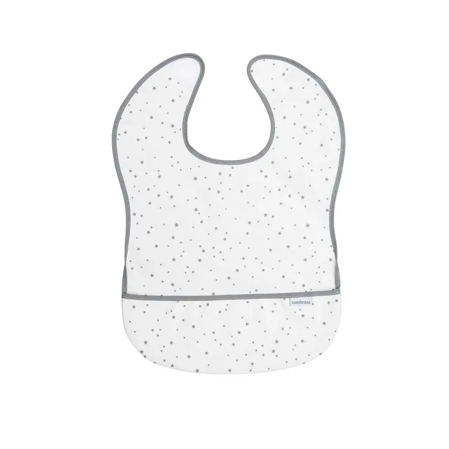 cambrass-bavaglino-quadrato-pvc-astra-grigio-star-28x36-cm image 1