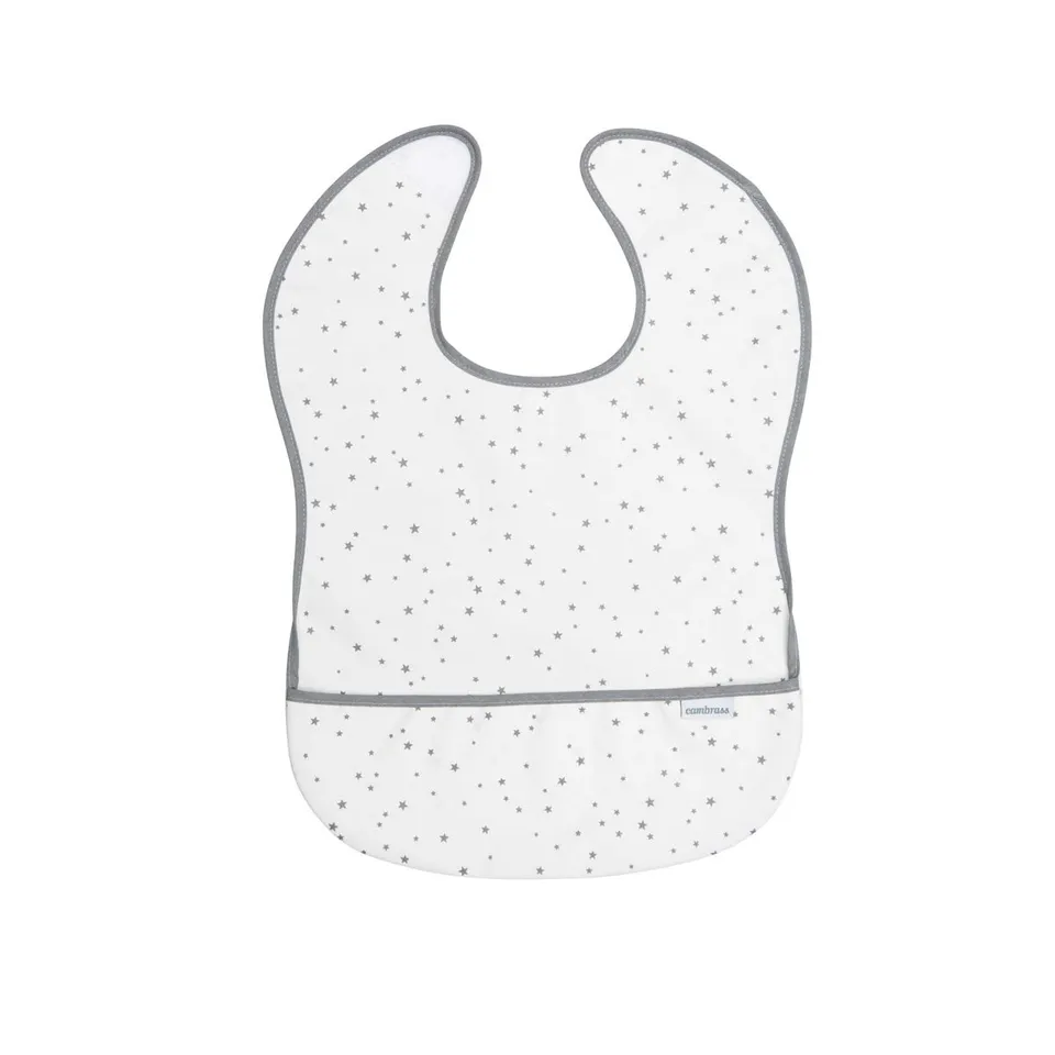 cambrass-bavaglino-quadrato-pvc-astra-grigio-star-28x36-cm image 1