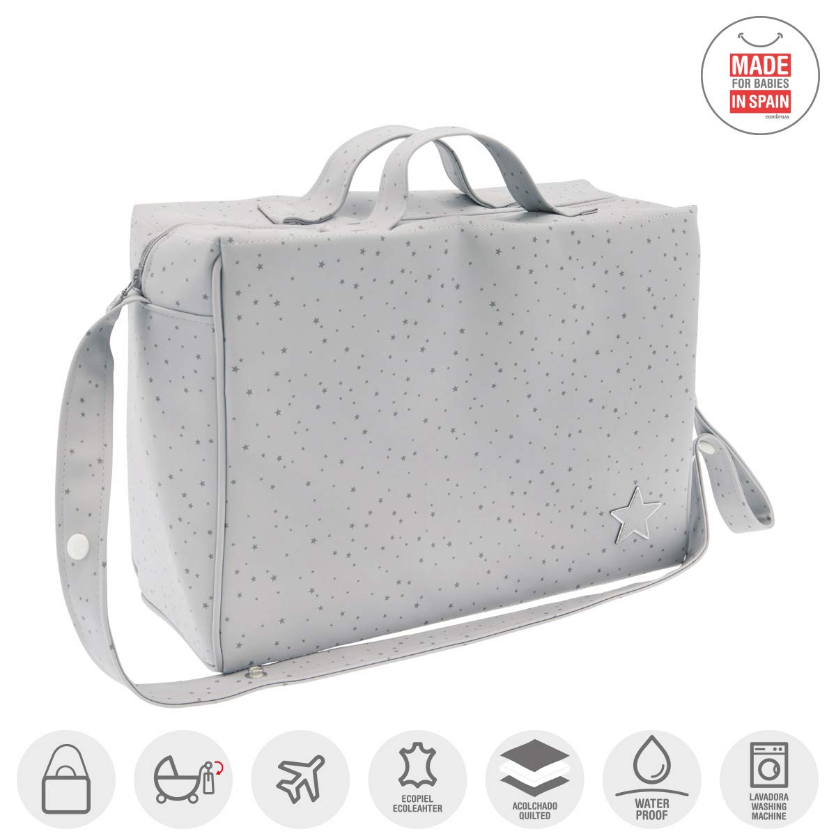 cambrass-borsa-tabela-grigia-astra-17x43x26-cm image 2