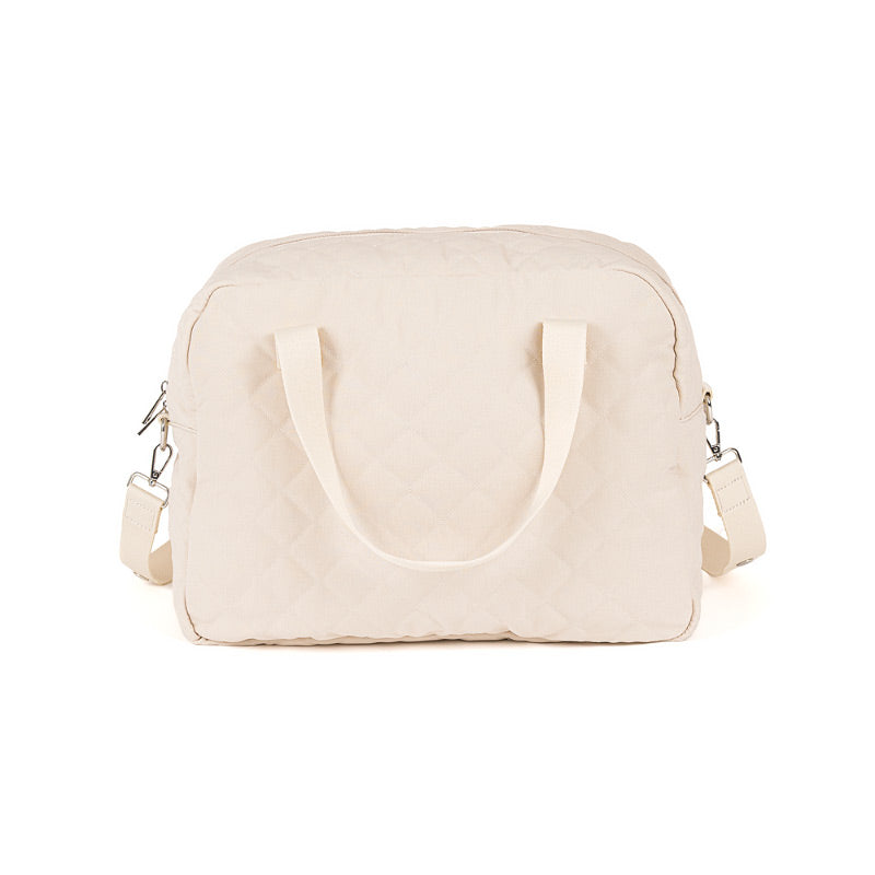 nanan-borsa-mamma-in-tessuto-beige-con-fasciatoio image 3