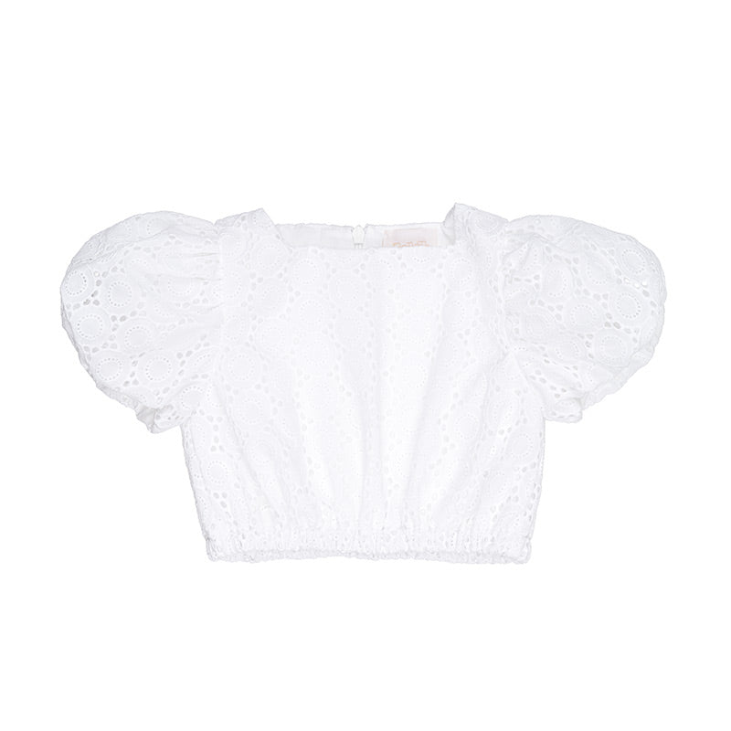 nanan-top-bianco-in-sangallo-bambina-con-zip image 1