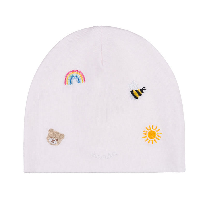 nanan-berretta-con-grafiche-ricamate-cappellino-neonato image 1