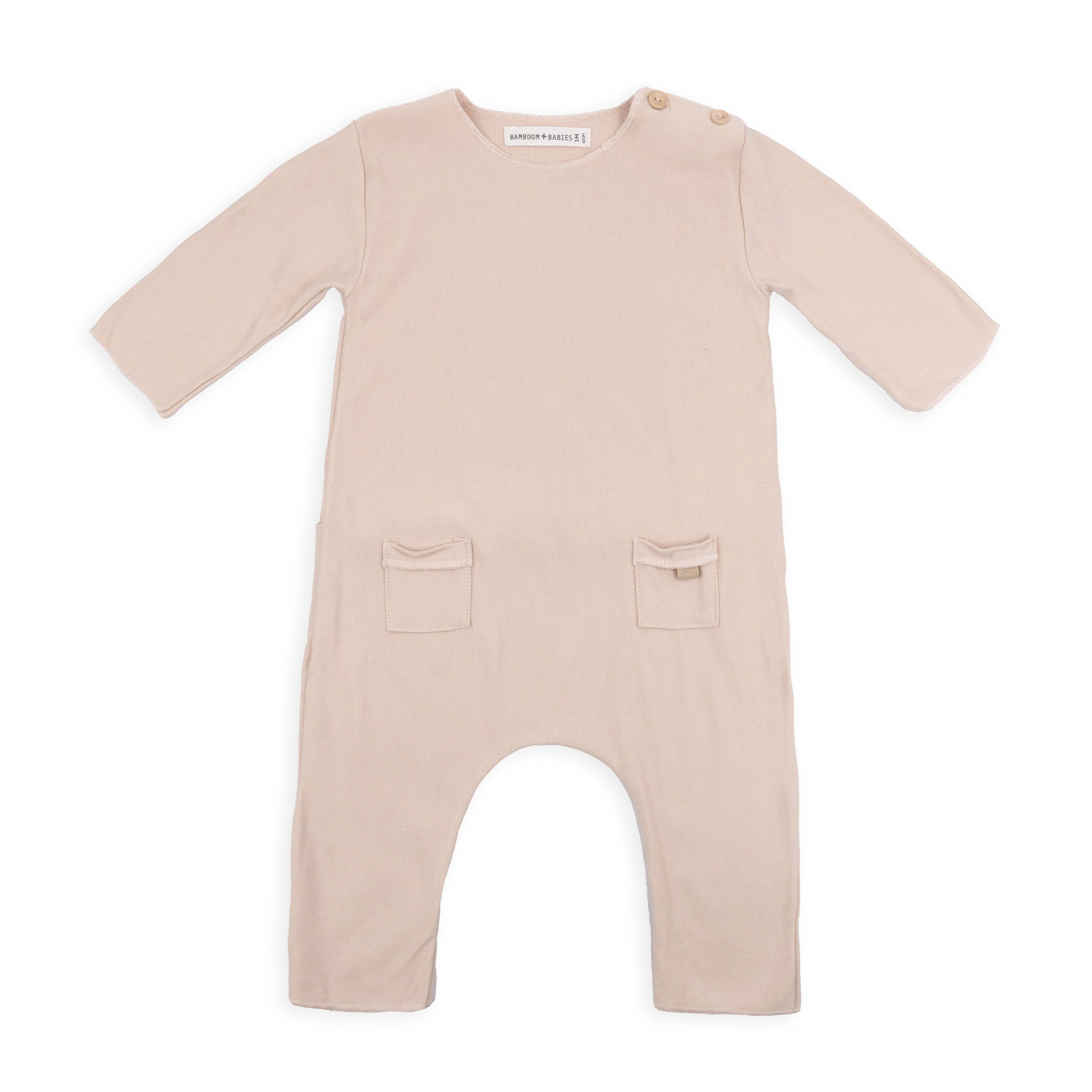 bamboom-tutina-pure-vintage-pink-341-tutina-neonata-con-piedini image 1