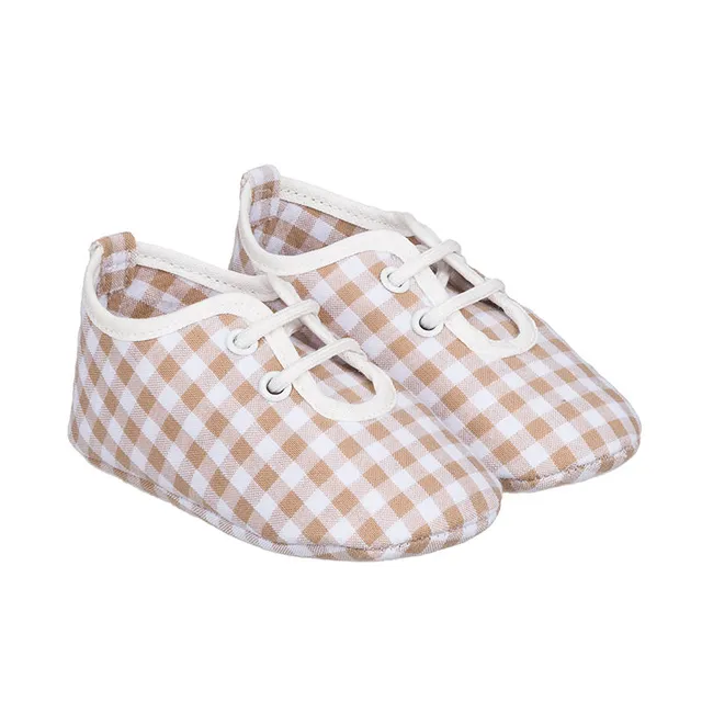 nanan-sneakers-cerimonia-bimba-a-quadretti-beige image 1