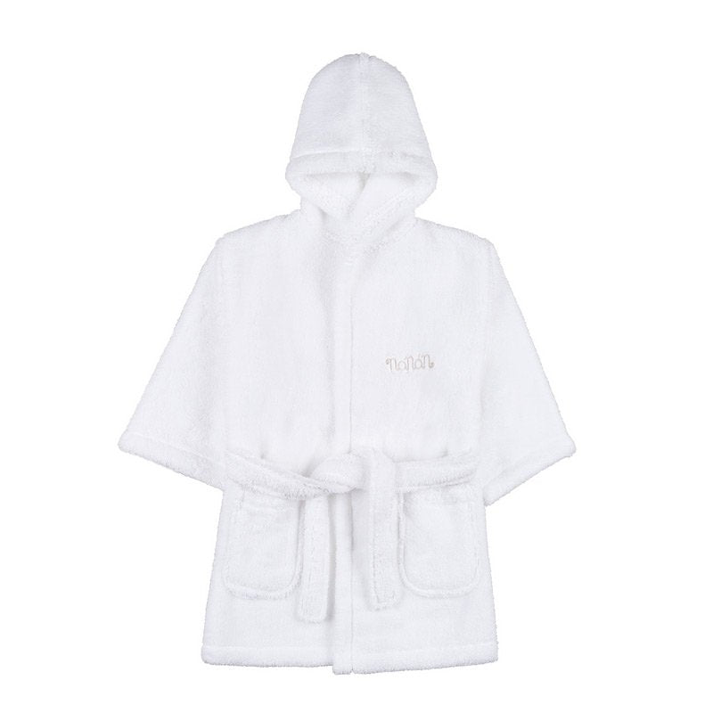 nanan-accappatoio-spugna-bianco-neonato-bagnetto image 1