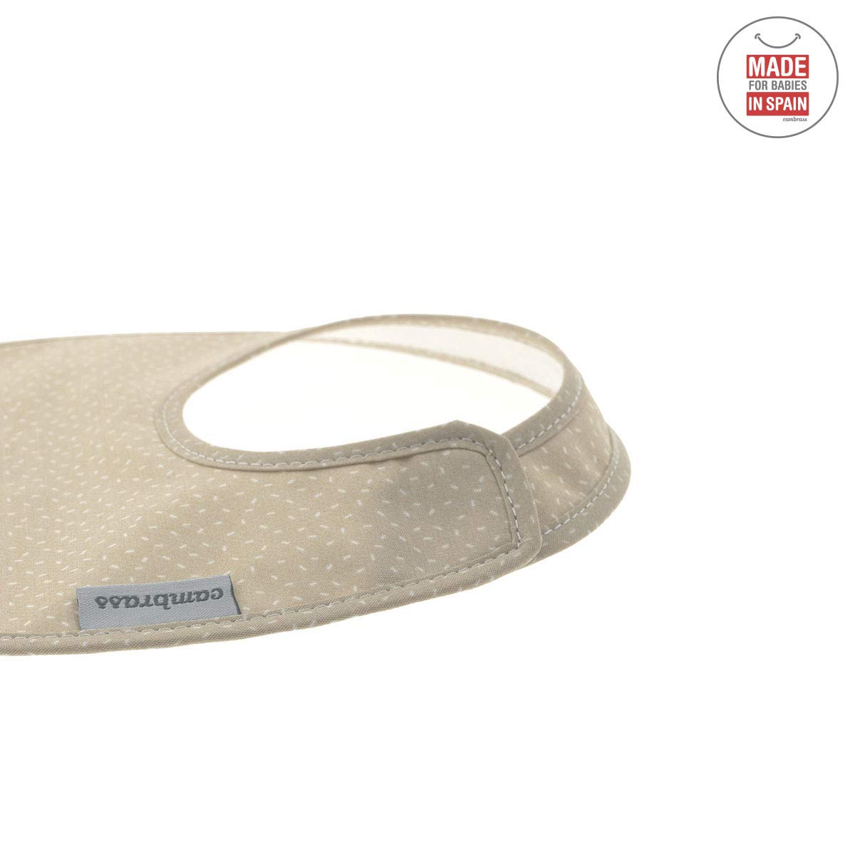 cambrass-bavetta-quadrata-velcro-sky-beige-rain-20x26-cm image 4