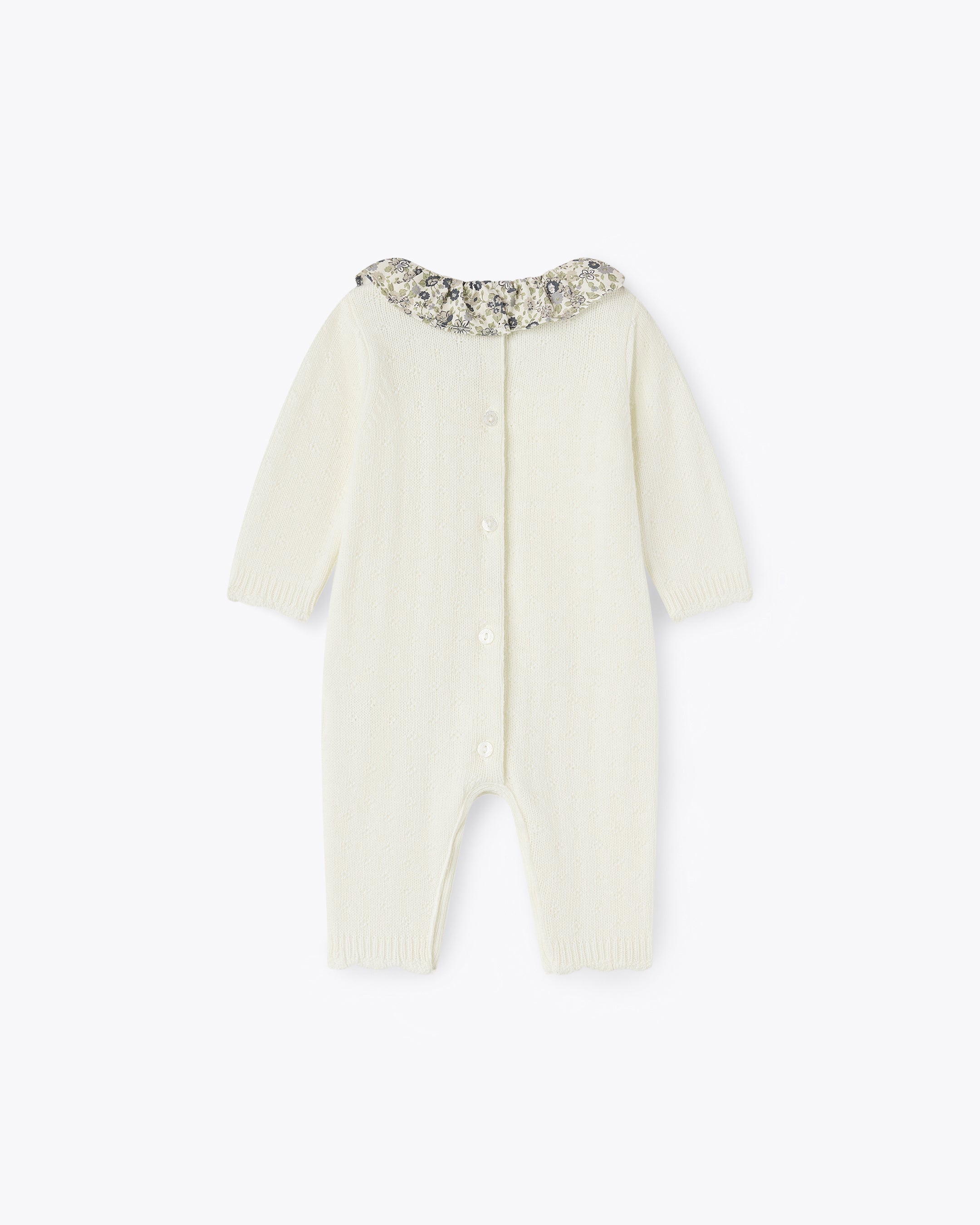 nanan-tutina-avorio-in-filo-traforato-misto-cashmere-con-colletto image 2