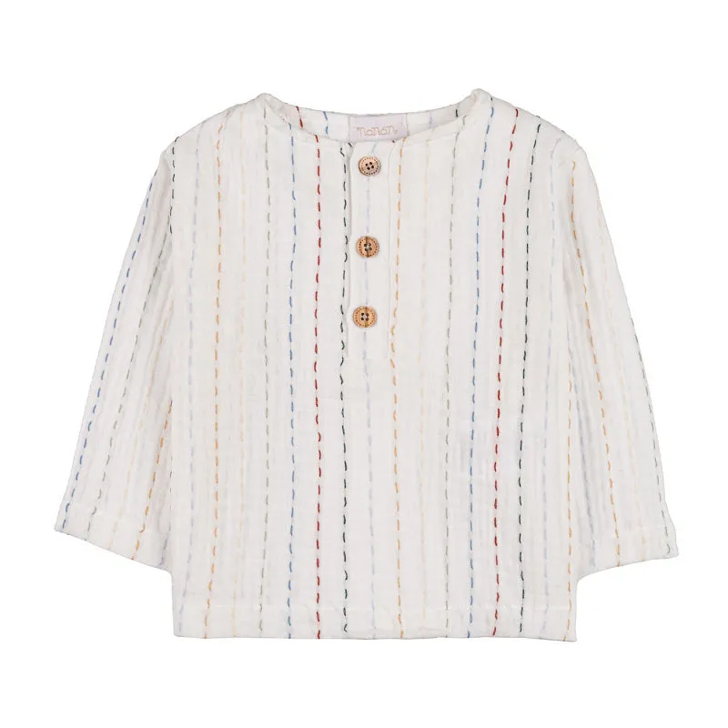 nanan-t-shirt-maniche-lunghe-neonato-con-bottoni image 1