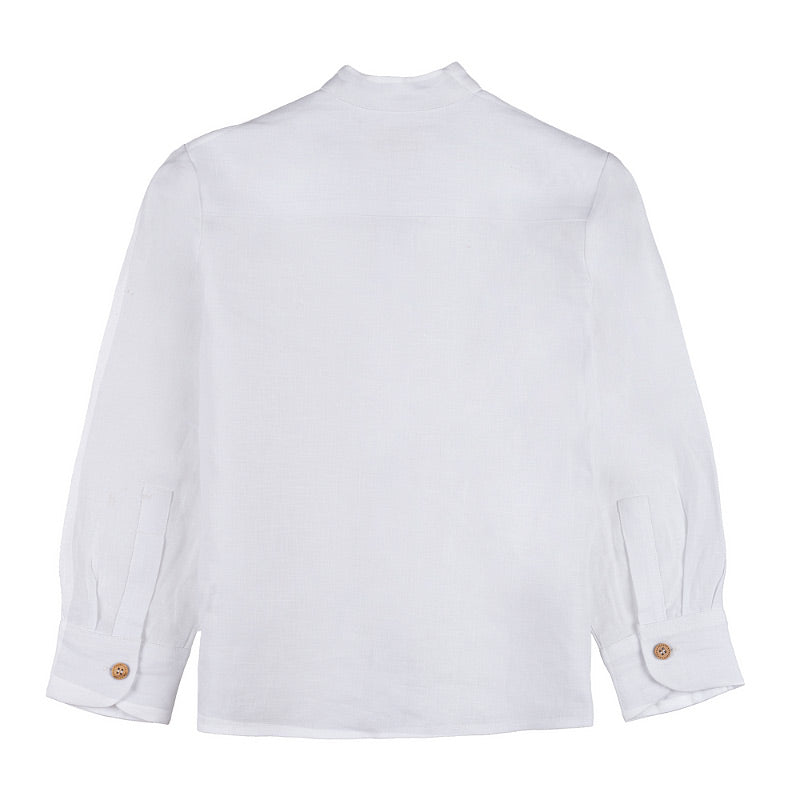 nanan-camicia-lino-bianca-alla-coreana image 2