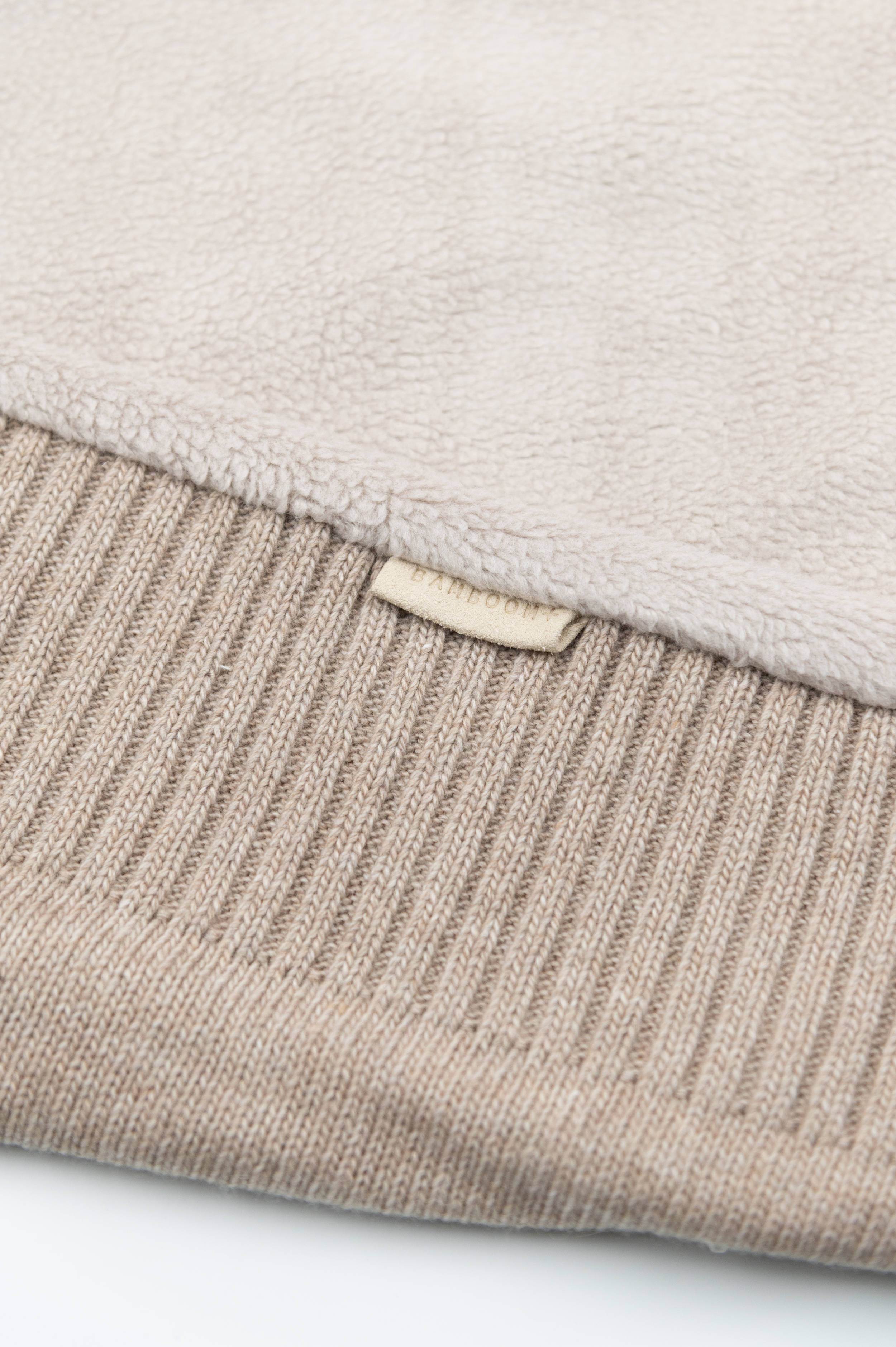 bamboom-copertina-4-stagioni-con-cashmere-lato-teddy-light-chocolate-melange-318 image 2