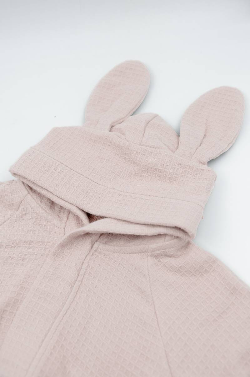 bamboom-accappatoio-waffle-vintage-pink-341-2-4-anni image 2