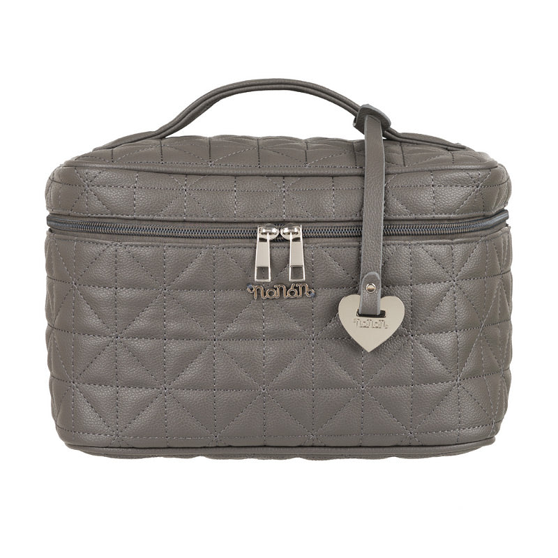 nanan-pastello-beauty-grigio-trapuntato-in-ecopelle image 1