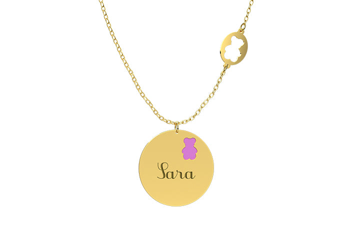 nanan-pendente-con-orsetto-lilla-in-oro-9kt-20cm image 2