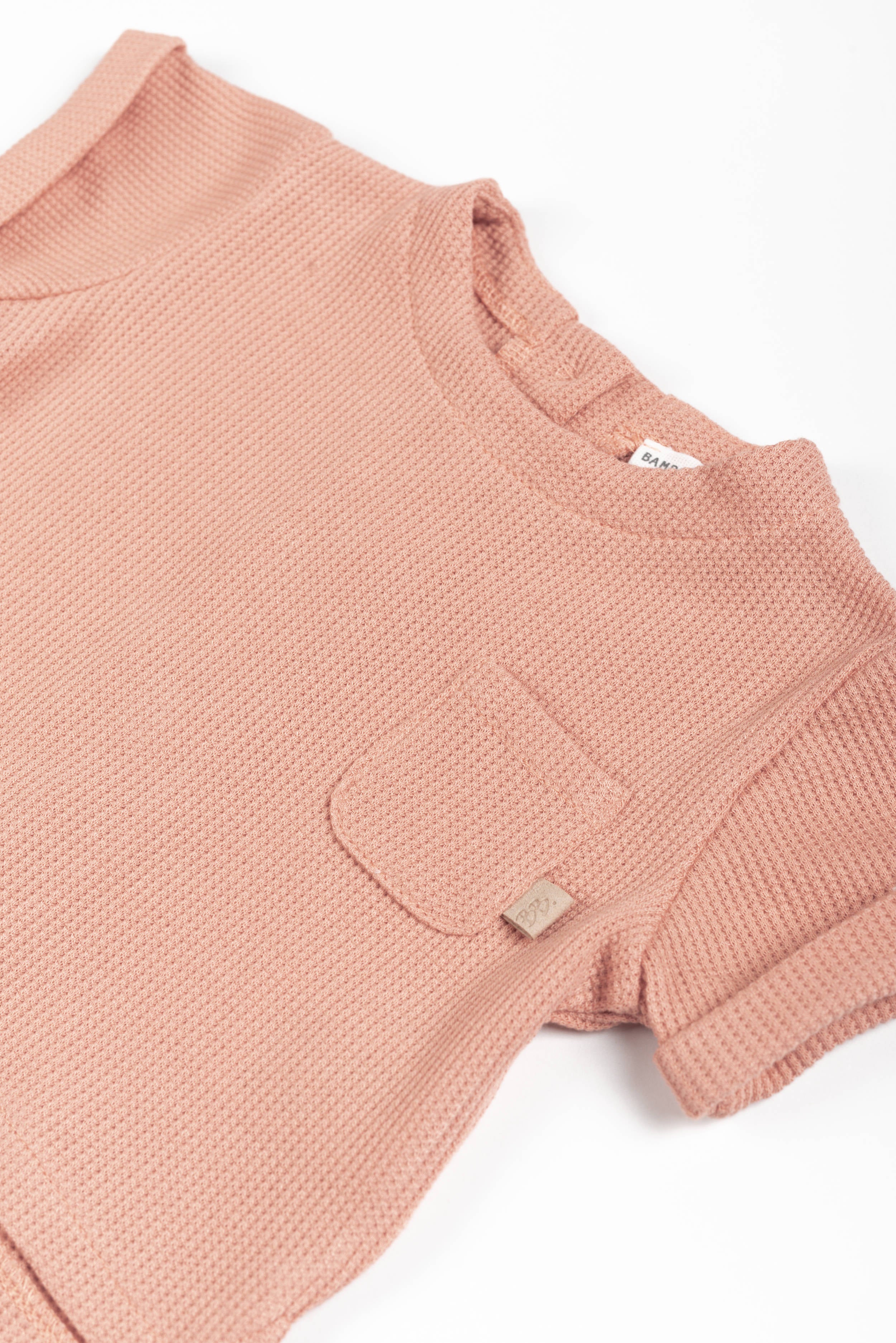 bamboom-shirt-apertura-dietro-manica-corta-coral-276 image 3