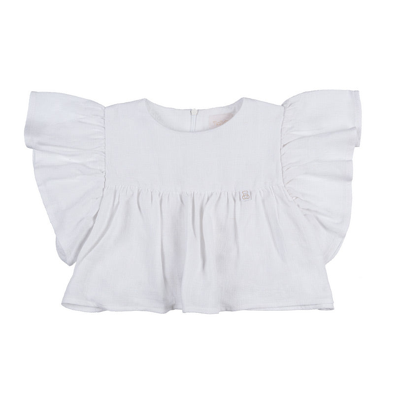 nanan-top-misto-lino-con-zip-posteriore image 1