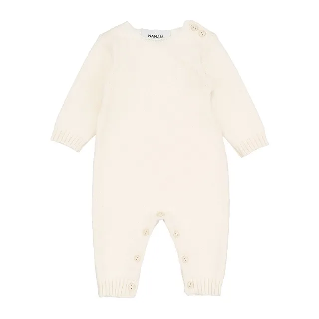 nanan-tutina-neonato-in-cashmere-panna-con-orsetto image 1