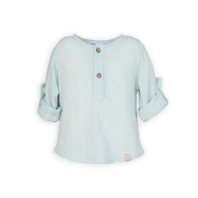 bamboom-shirt-camicia-blu-blush-125-camicia-bambino image 1