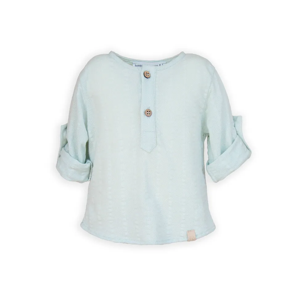 bamboom-shirt-camicia-blu-blush-125-camicia-bambino image 1