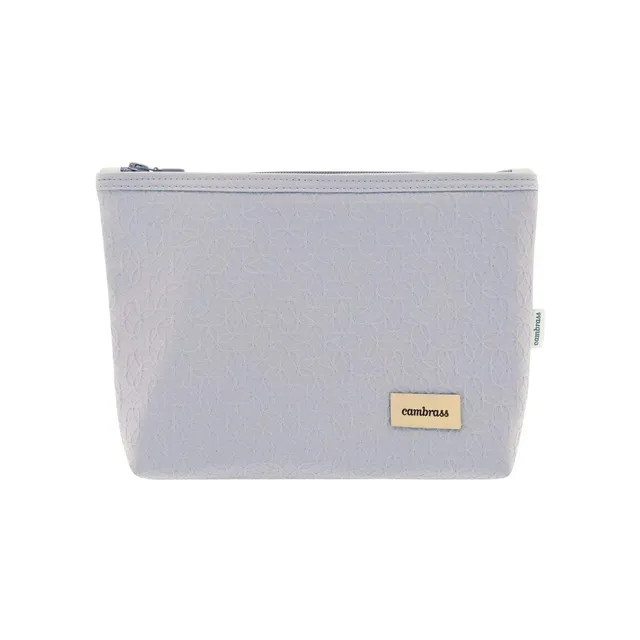 cambrass-43147-borsa-bagno-luxy-grigio-6x28x20-cm image 1