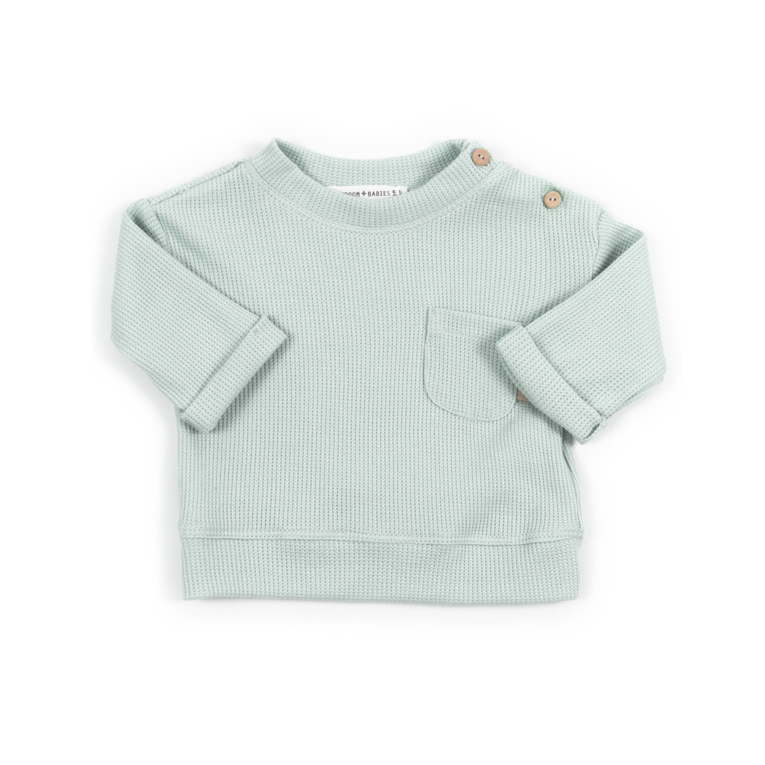 bamboom-maglia-bimbo-ocean-blu-200-maglia-waffle image 1