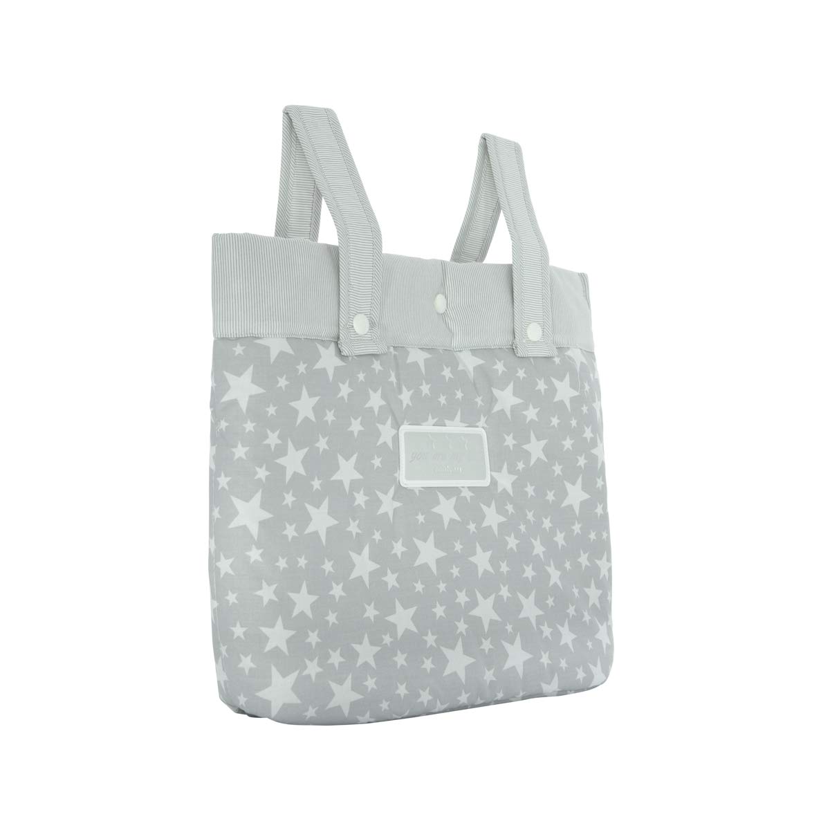 cambrass-35493-borsa-passeggino-star-gray-17x40x34-cm image 2
