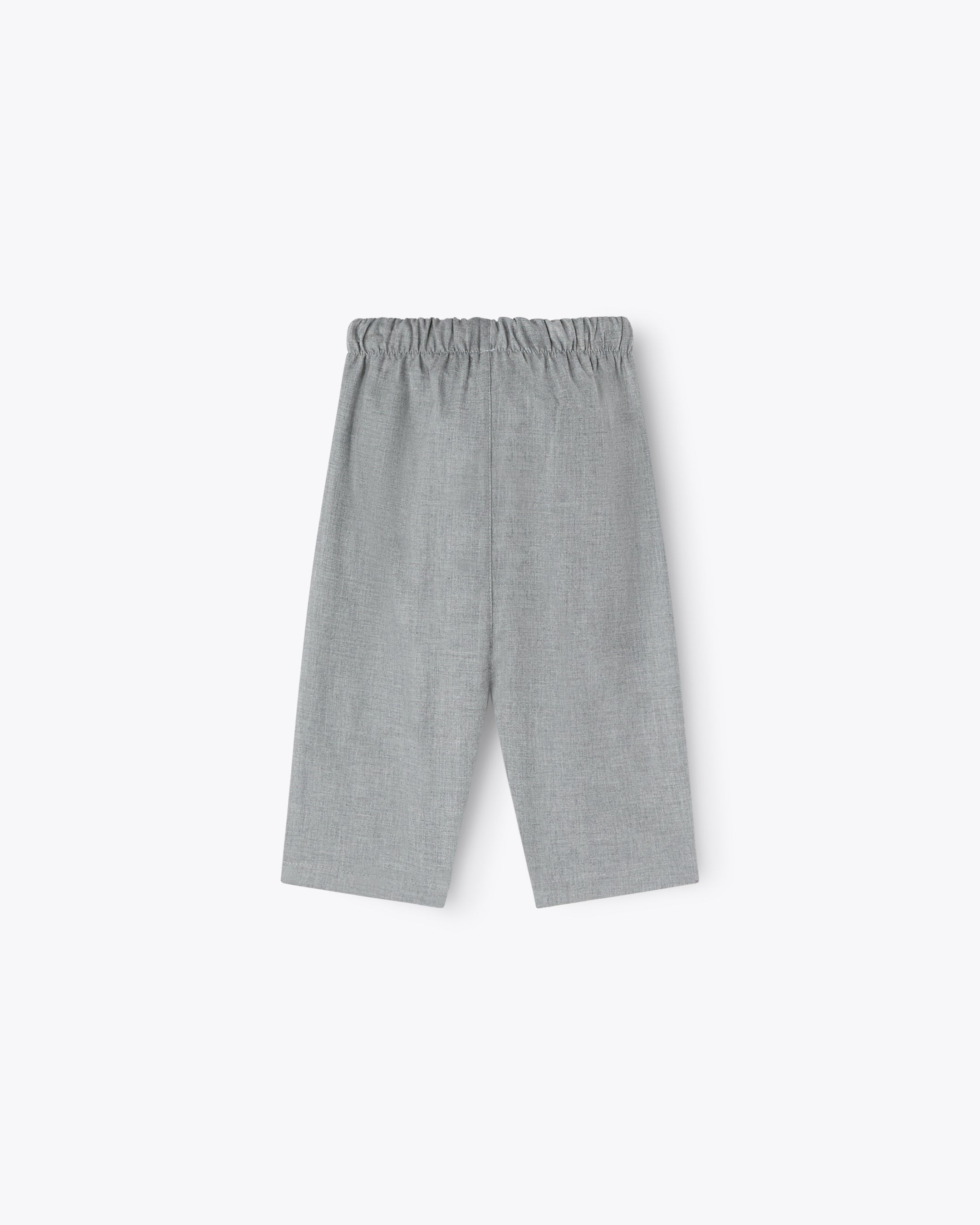 nanan-pantalone-grigio-in-caldo-twill-con-coulisse image 2