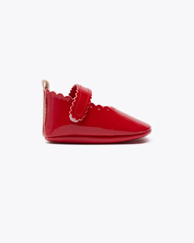 nanan-scarpine-neonato-rosse-in-vernice image 1