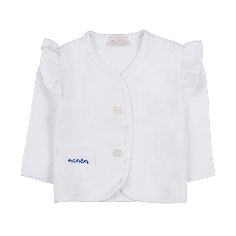 nanan-cardigan-in-lino-con-frappe-cardigan-neonato image 1