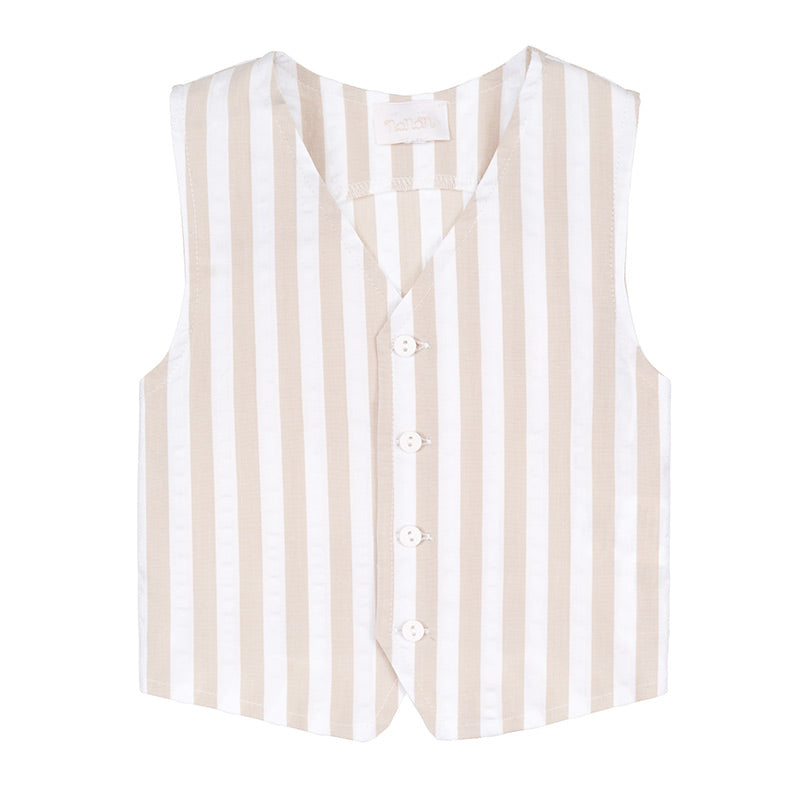 nanan-gilet-rigato-neonato-gilet-elegante-primavera-estate image 1