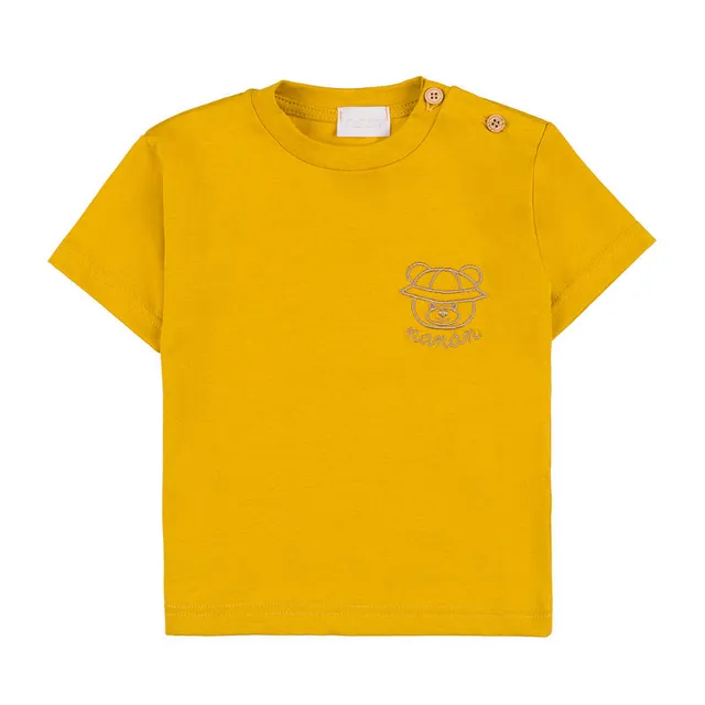 nanan-t-shirt-con-orsetto-bimbo-con-bottoni-sulla-spalla image 1