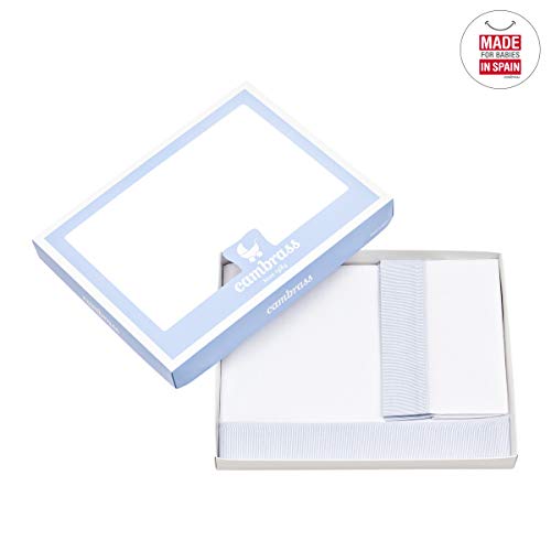 cambrass-set-lenzuola-lettino-3-pz-120x180-cm-blu-star-spagna image 6
