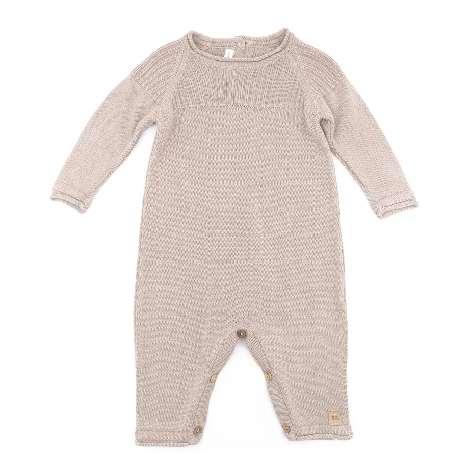bamboom-tutina-neonato-knitted-apertura-dietro-cammello-33 image 1