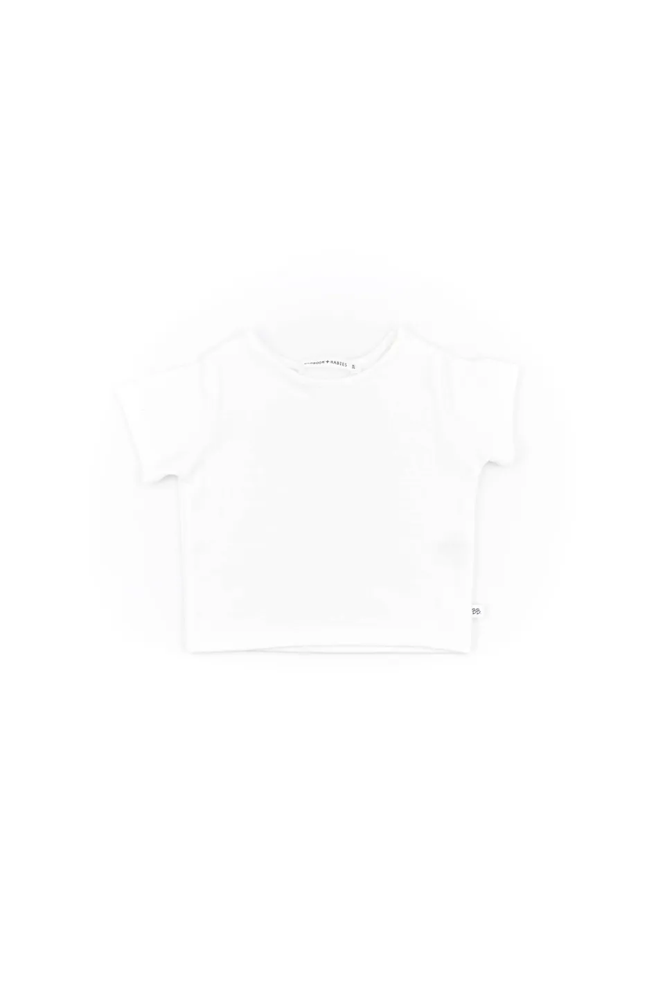 bamboom-shirt-neonato-maniche-corte-girocollo-bianco-801 image 1