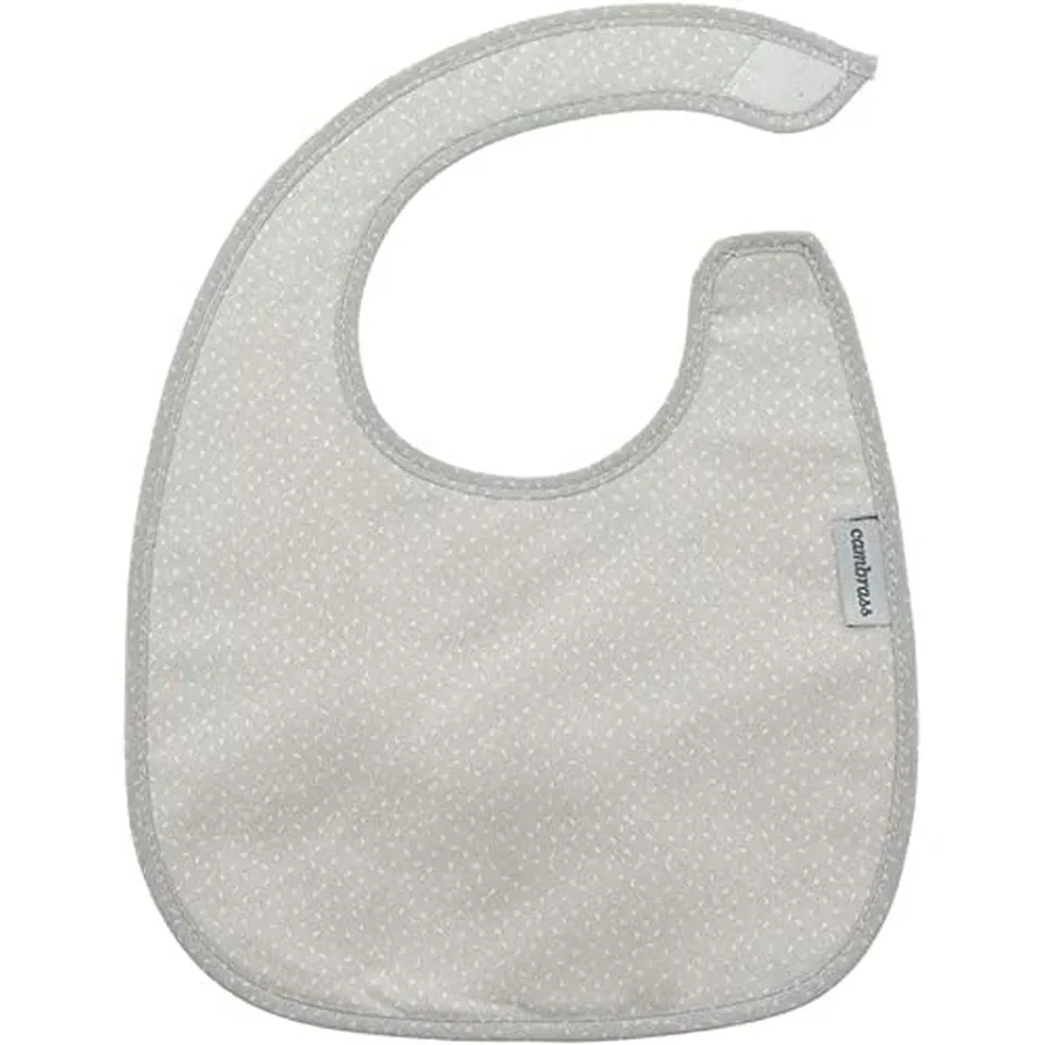 cambrass-bavaglino-quadrato-velcro-sky-grey-pioggia-20x26-cm image 1