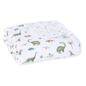 aden-anais-essentials-coperta-neonato-in-mussola-di-cotone-dino-jungle image 2
