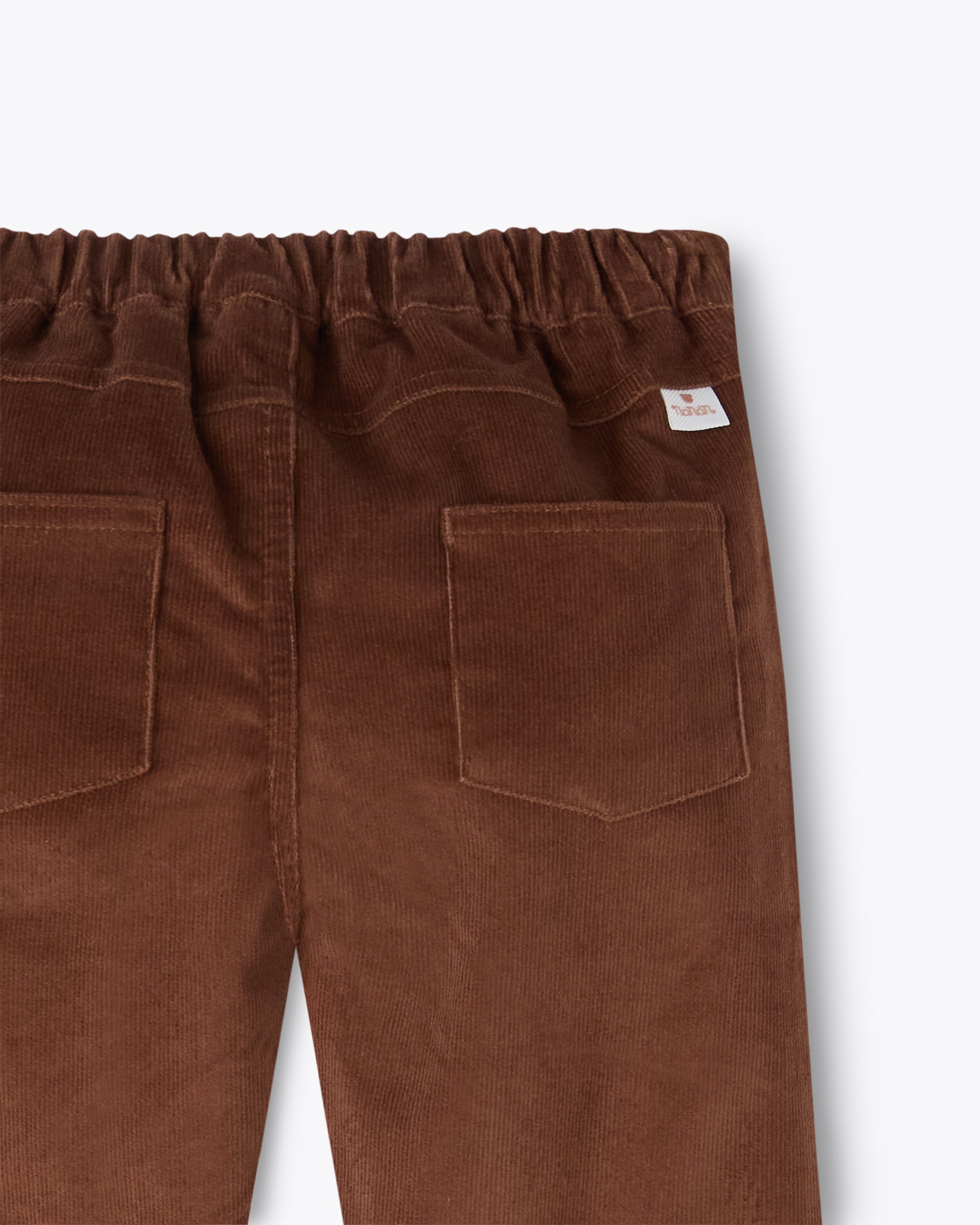 nanan-pantalone-marrone-5-tasche-in-velluto-a-coste image 3