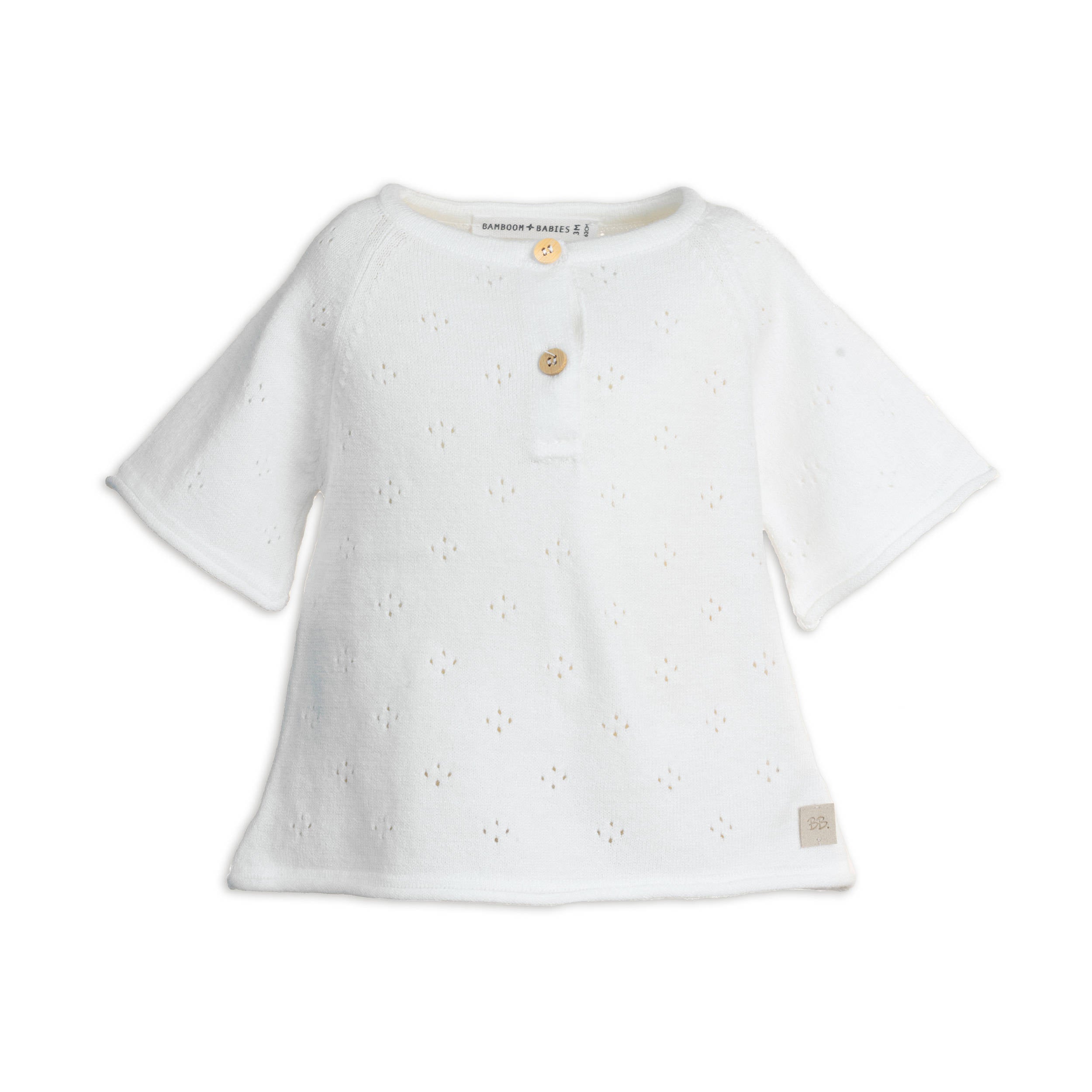 bamboom-maglia-a-line-bimba-maglia-bambina-warm-white-128 image 1