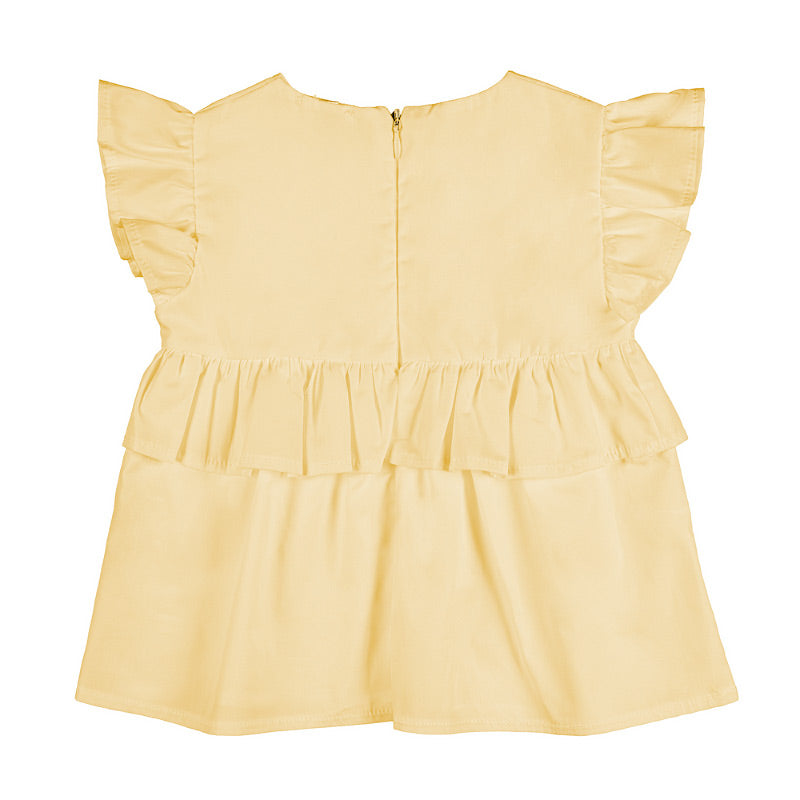 nanan-blusa-gialla-con-frappa-e-fiocchetto-orsetto image 2