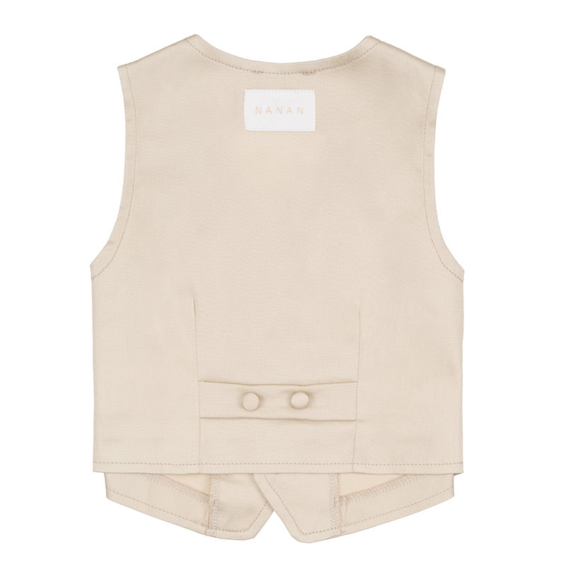 nanan-gilet-beige-neonato-con-abbottonatura-frontale image 2