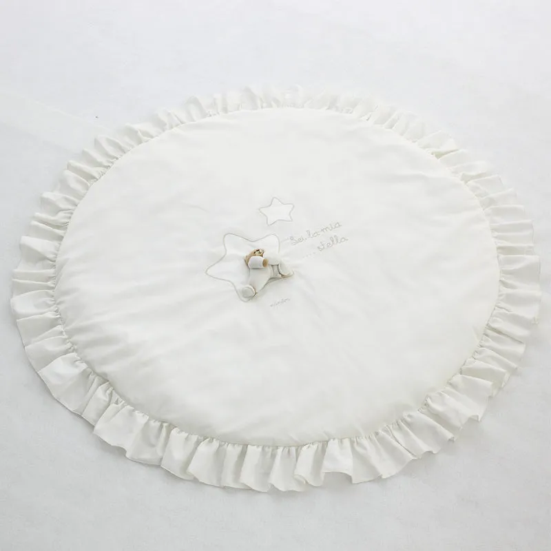 nanan-tappeto-bianco-tato-100-cm-con-stelle image 1