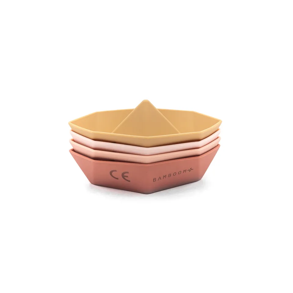 bamboom-barchette-per-bagnetto-rosa-04-in-silicone image 1